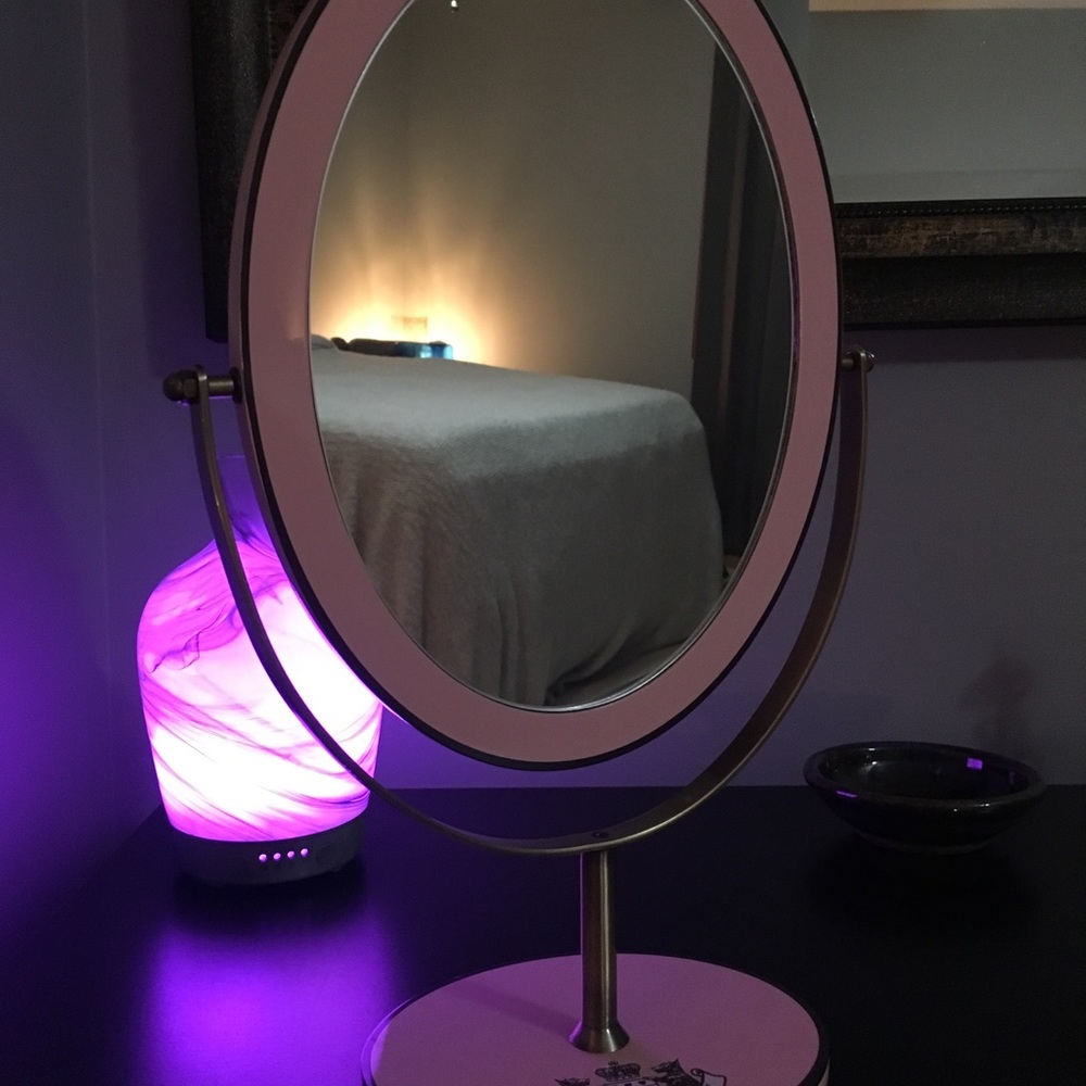 Vintage Juicy Couture Double Sided Vanity Mirror